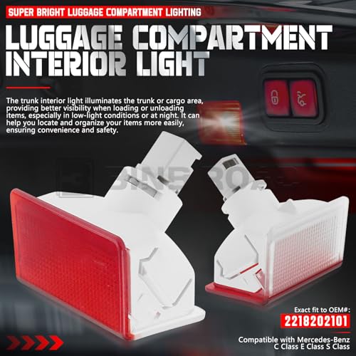 Luz interior de maletero compatible con Mercedes-Benz miniatura 6