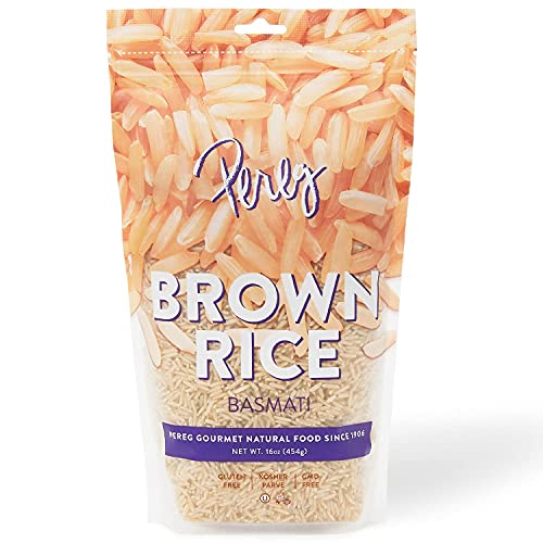 Pereg Brown Basmati Rice (16 Oz/Bag x 6 pack) - Naturally Aged Aromatic Grain - Vegan, Non-GMO, Gluten-Free - Recipes Like Green Coriander Rice, Mushroom Brown Rice - Resealable Packaging image 5