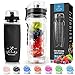 Zulay Kitchen Bottiglia d'Acqua con Frutta infusore per Healthy & Delicious idratazione - Flip Top Lid, Anti-Slip & bpa Libero, con Infuser, Isolamento Manica, ebook ricetta e Spazzola di Pulizia - 3