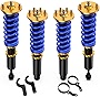 MOSTPLUS Full Coilovers Struts Compatible with 2004-2008 Acura TSX/2003-2007 Honda Accord LX EX DX SE Adjustable Height Shock Absorber Assembly (Set of 4)