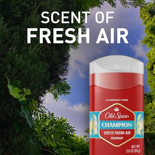 Old Spice Aluminum Free Deodorant for Men, 24/7 Odor Protection, 24/7 Freshness & Lasting Scent, Champion with Fresh Scent, 3.0 oz (Pack of 3) - image 6