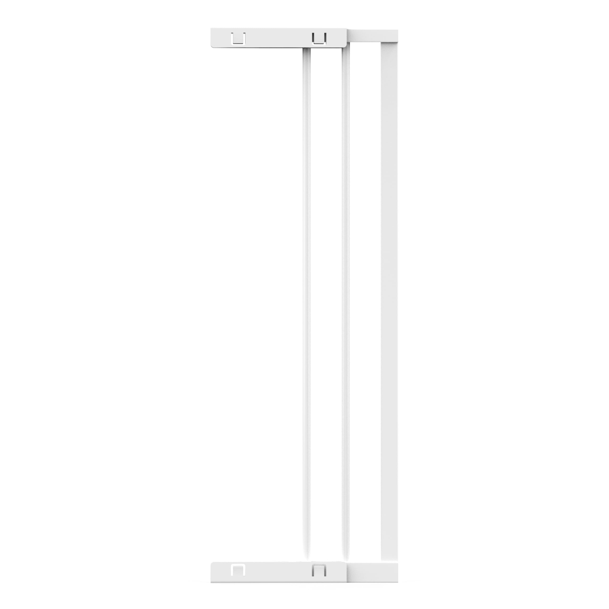 Geuther Verlängerung Türschutzgitter Easylock Plus I Weiß, 16 cm Metall I stabile Erweiterung für Treppenschutzgitter ohne Bohren I Kinderschutzgitter Zubehör I Verlängerungsstück für Schutzgitter