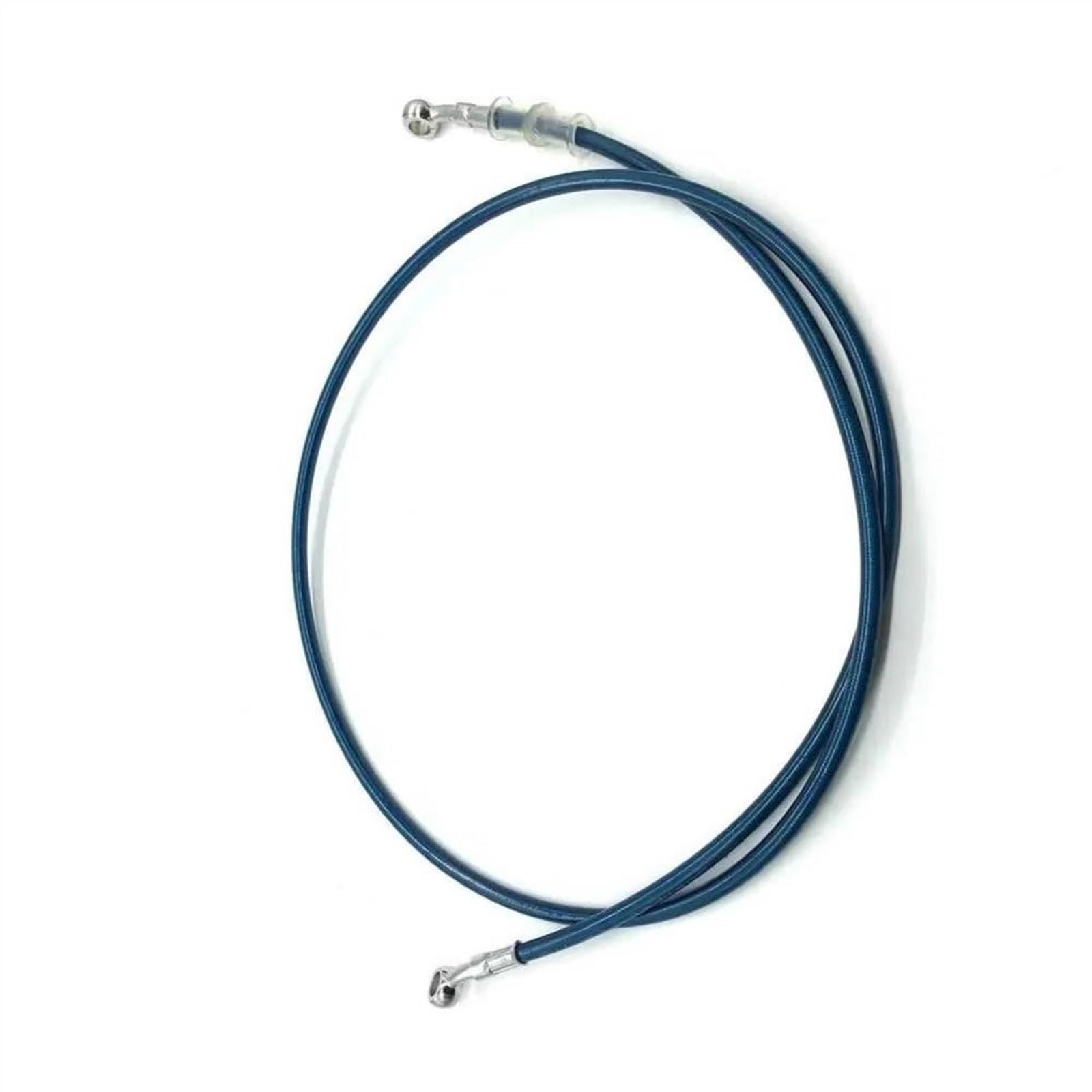 Motorbike Part Universal Motorcycle Braided Brake Hose Line Steel Cable Hydraulic Pipe 90cm(Blue)