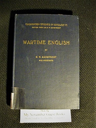 Wartime English: Materials for a Linguistic History of World War
