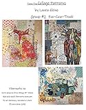Teeny Tiny Collage Quilt Pattern Group 2 - Fox, Cow, Truck by Laura Heine