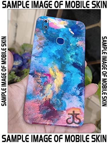 Image of AtOdds - Full Body Back Screen Guard Protector Film - Lamination Wrap Skin Sticker Compatible with REDMI 12 (5G) | Scratchproof Matte Finish (Design - Color Splash)