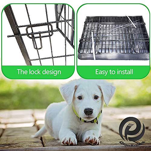 QRDA Metal Dog Playpen,Portable Dog Fence,Dog Kennel Outdoor/Indoor,Dog Exercise Pen for Small/Medium/Large Dogs,Pet Dog… - Image 6