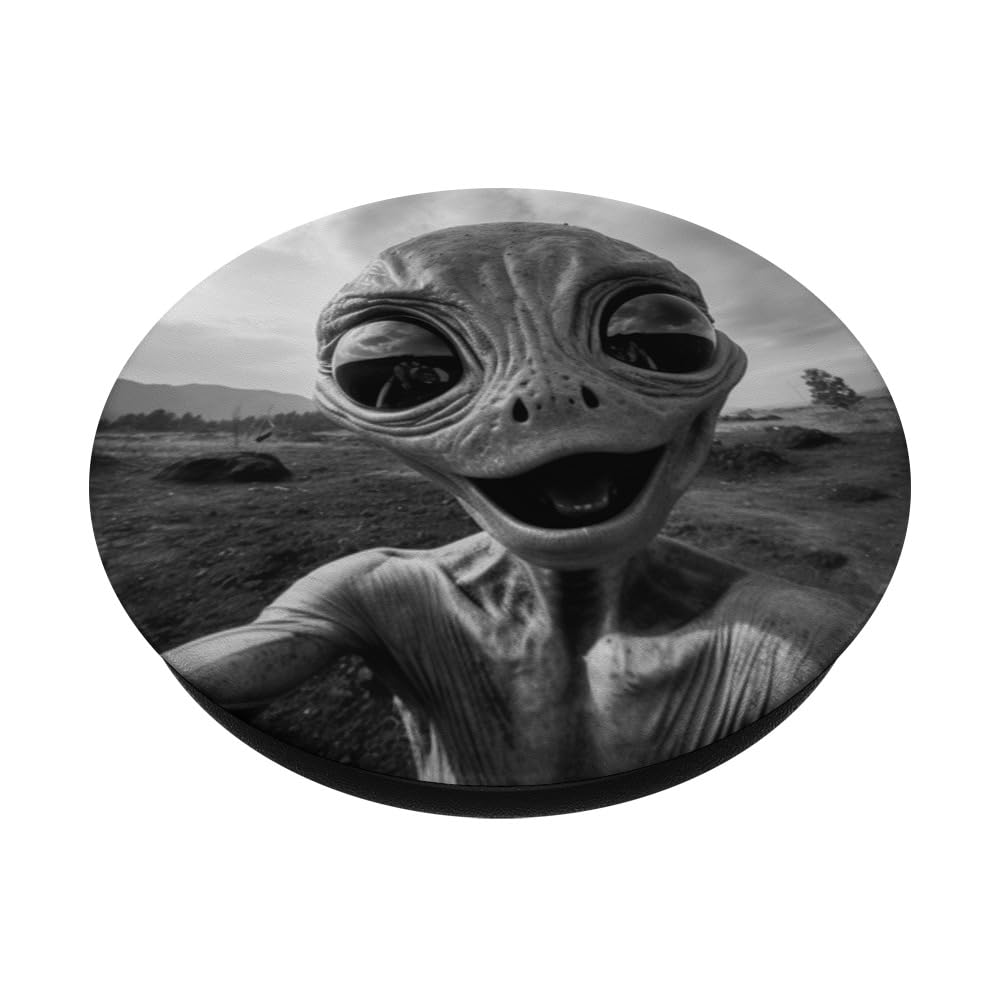 PopSockets PopGrip MagSafe – Hamster OVNI Selfie, Mème Alien Marrant Pour Amateurs D’Humour Absurde