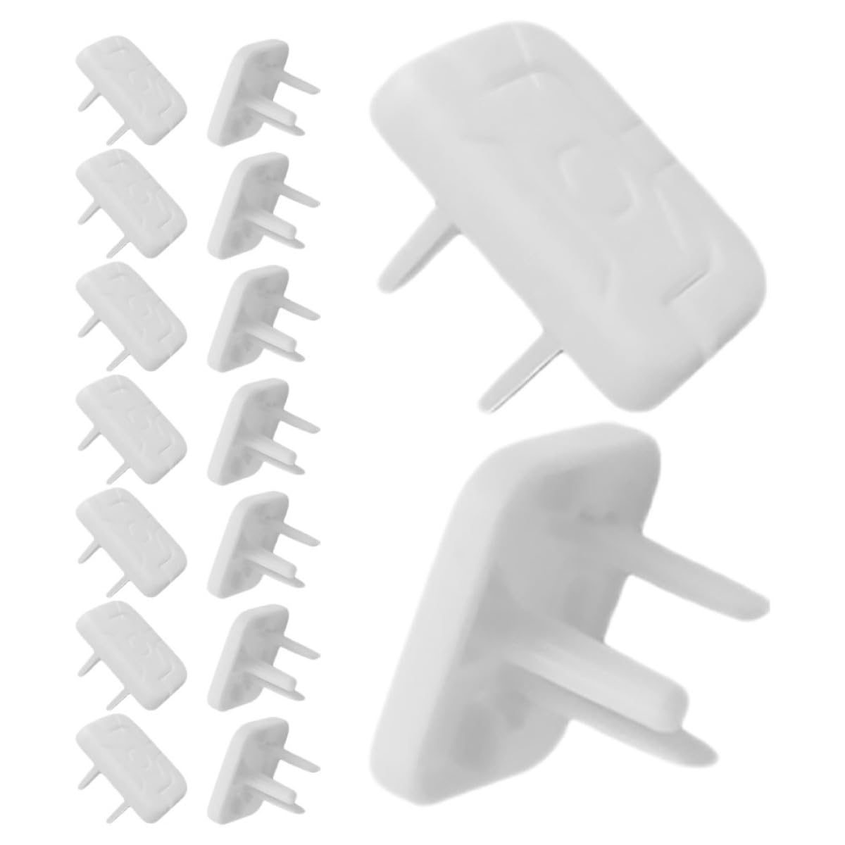 60pcs Safety Outlet Covers Touch-Proof Socket Protectors Electrical Plug Covers for 3-Prong and 2-Prong Sockets, Anti-Electric Shock, Bulk Pack for Childproofing Nursery and Home