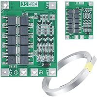 DAOKAI Batterie Schutzplatine,2 Stück 40A 3S PCB BMS-Schutzplatine 12V Lithium-Batterieladegerät Schutzplatine Enhanced Edition mit Nickelstreifen