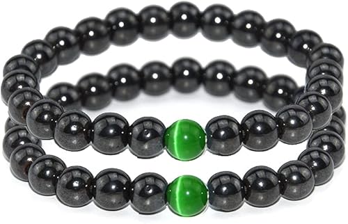 CSIYANJRY99 Tobillera de obsidiana negra antihinchazón para mujer, pulsera de tobillo de obsidiana de drenaje linfático, pulsera de ópalo