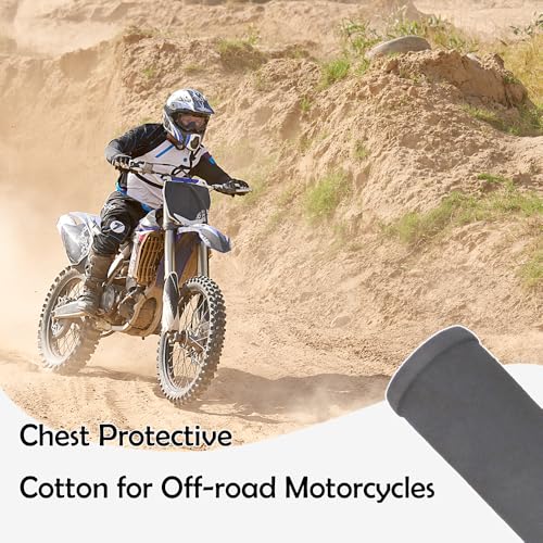 2 Pcs 7.87 Inch Crossbar Handlebar Pad, Handlebar Protector Round Foam Motorcycle Pad Dirt Bike Handlebar Protector for ATV Motocross Bike, Bar High Density Foam Pad Motorcycle, Black Taper Bar Pad