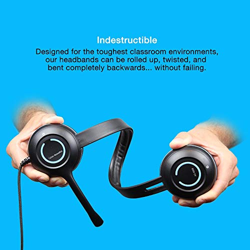 Cyber Acoustics Usb Headset And 3.5Mm Headset Bundle Featuring Noise Cancelling Microphones - Perfect Bundle To Cover All Your Devices (Ac-5002-5008-Bndl) #TOP5