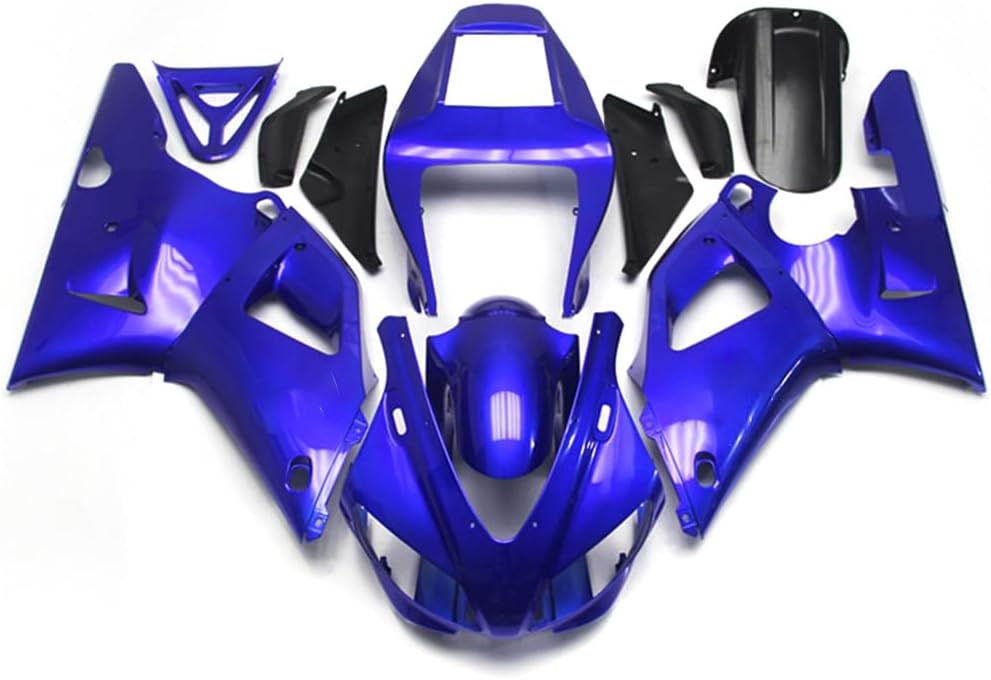 Blue White Fairing Kit Fit for Yamaha 1998 1999 YZF R1 YZF1000 1998-1999 98 99 YZF-R1 ABS Plastic Injection Bodywork Motorcycle Body Kit Cowling