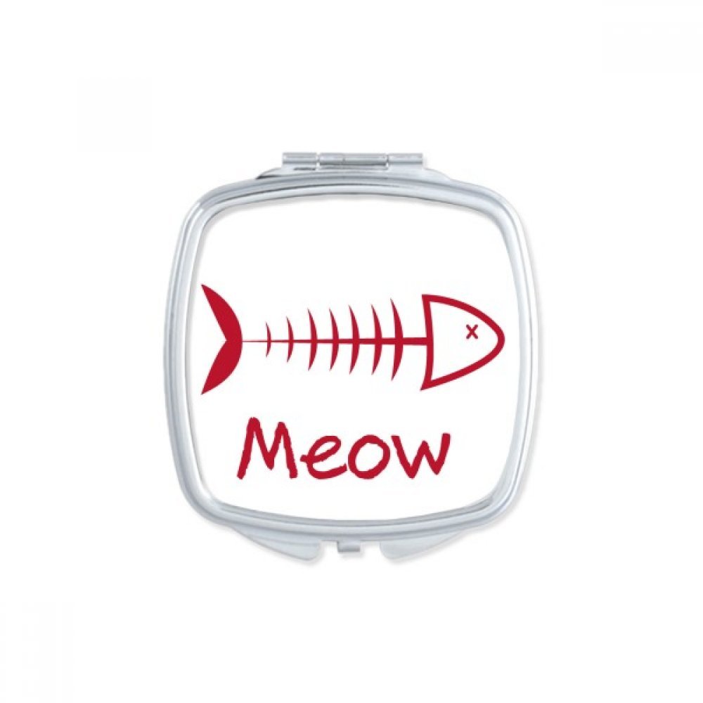 Miroir de maquillage chat et poisson parfait pour vos retouches en voyage