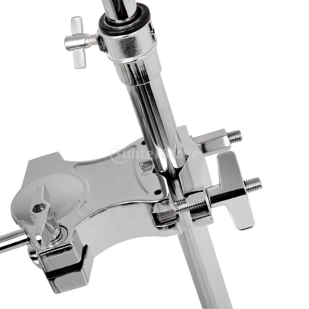 Soporte Tom Drum para Batería Accesorio de Recambio Estructura Metálica Resistente Ajuste 360 Grados Adecuado para Estudiantes de Música Ensayos