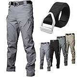 [Quick Dry & Breathable ]:The 2021 upgraded waterproof tactical Pants are made of quick dry, ultralight, breathable, and 4-way stretch fabric, enhanced movement and comfort.