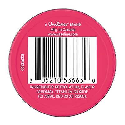 Vaseline Lip Therapy Lip Balm Tin, Rosy Lips, 0.6 Ounce