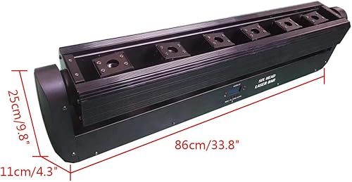 Miniatura 4 de Luz de escenario de haz de cabeza móvil de 8 ojos luces de fiesta de DJ para escenario lámpara de focohaz de pinspot por control remoto y control