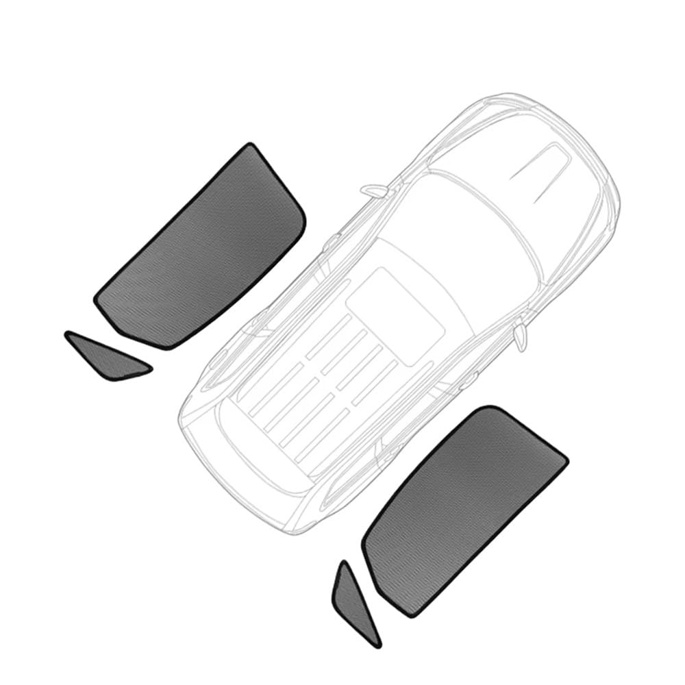 para KIA para Forte Sedan para Cerato K3 Coche Magnético Parasol Parabrisas Delantero Cortina Ventana Lateral Trasera Cortinillas Coche(Rear Triangular)
