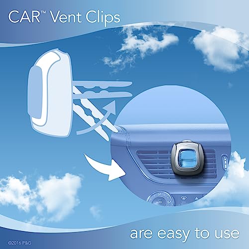Image of Febreze Car Air Freshener Vent Clip Gain Original Scent, .06 oz. Car Vent Clip, 2 Count