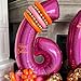 Laser Pink Number 8 Balloons 40 Inch Giant Hot Pink Sweet 8 Helium Balloons for Girls 8th Birthday Party Supplies 8th Anniversary Events Decorations