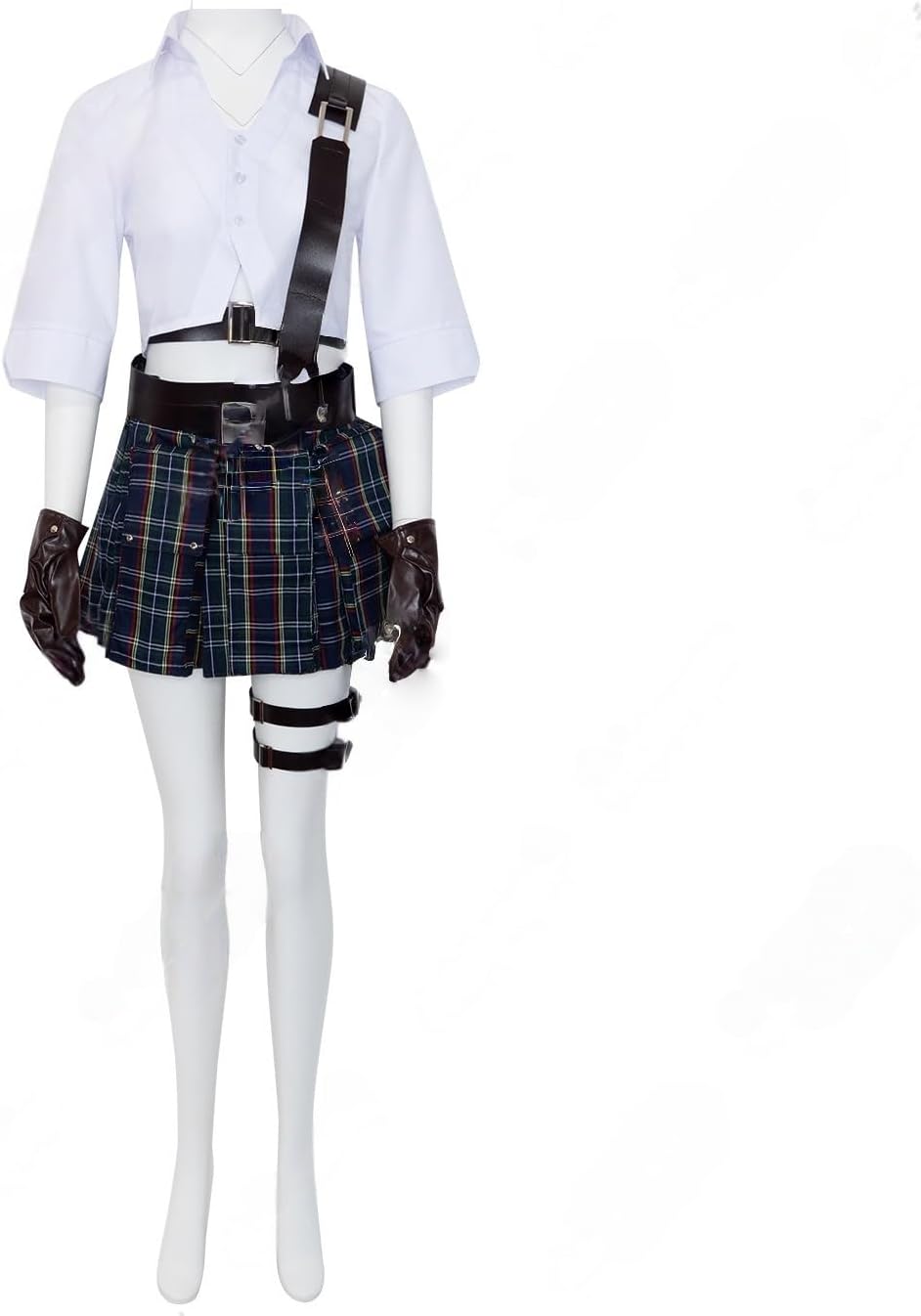Lady Cosplay Boots Costume Skirt Game Women Halloween Party Anime Event Roleplay Uniform