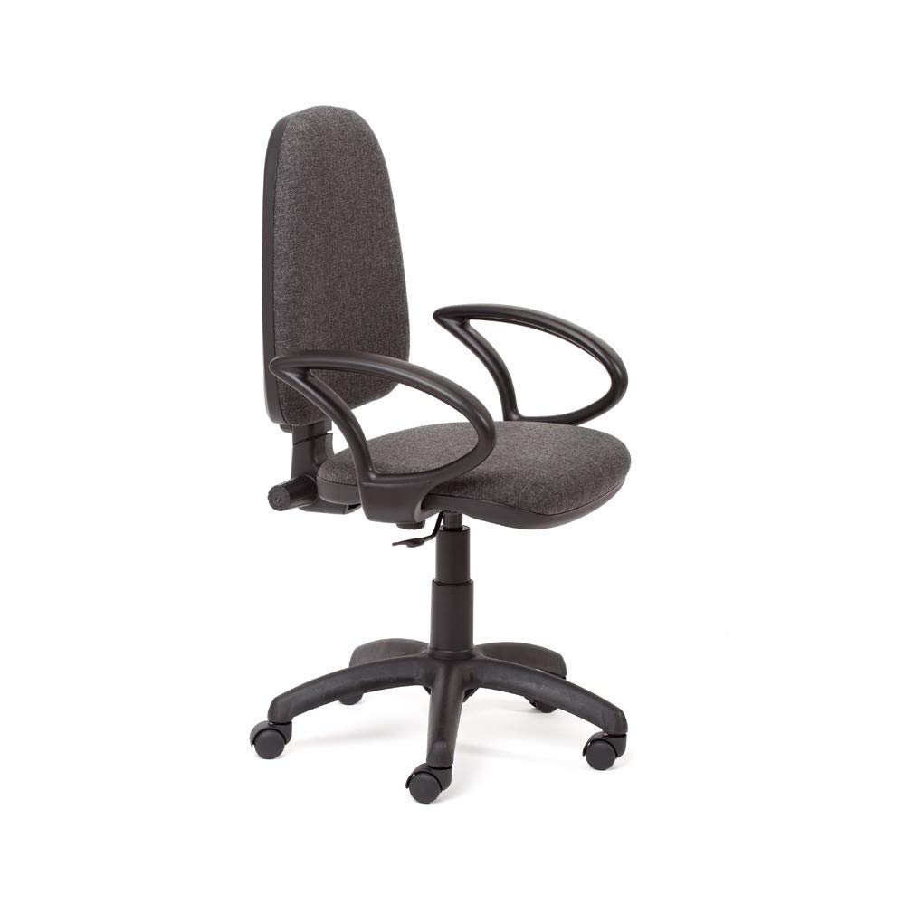 Rocada RD-930/4+956 - Silla Oficina con Brazos, Color Negro