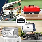 VANSHEIM Plandeka okryciowa do grilla Weber Q2000, pokrowiec na grill stołowy Enders URBAN, pokrowiec na grill stołowy Weber, Enders Explorer, pokrowiec ochronny do Urban Explorer, 84 x 60 x 32 cm