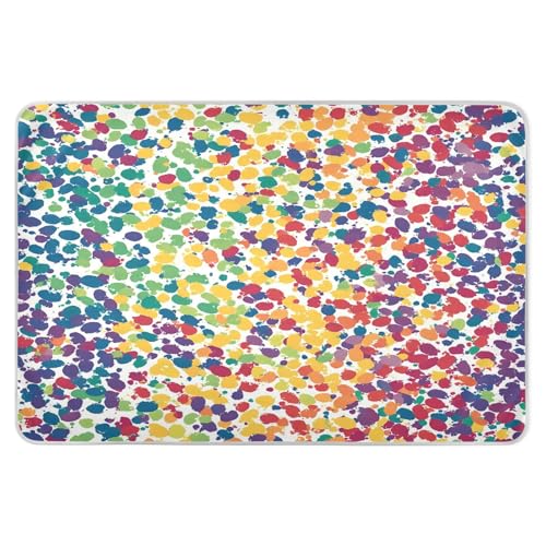 BOESI Color Block Graffiti Pattern Waterproof Pads for Bedwetting and Incontinence, Reusable Pads, Reusable Diaper Pads for Bed, Sofa, Travel