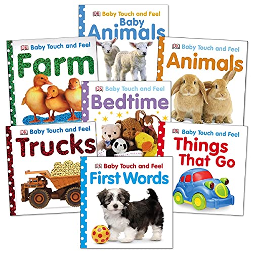 Image of Kaplan Early Learning Baby Touch and Feel Board Books - Set of 7
