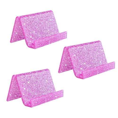 Rouidr Acrylic Desk Business Card Holder