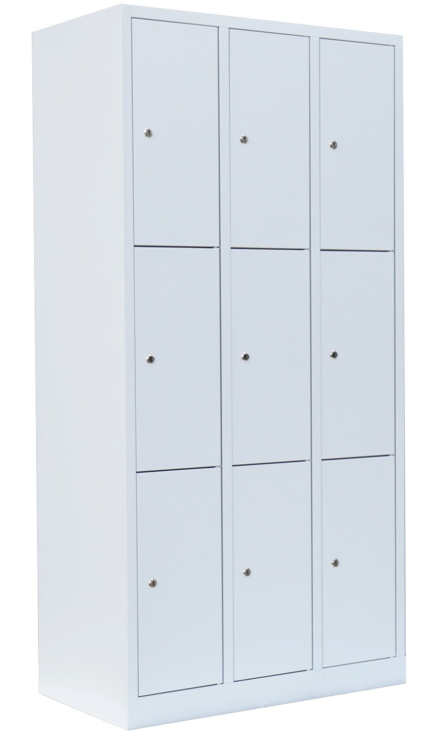 Lüllmann Schließfachschrank weiß 9 Fächer 180x88,5x50cm