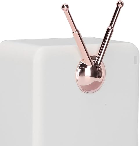 Miniatura 7 de SUNGOOYUE Retro TV Style BT 5.0 Wireless Speaker, Macaron Design, ABS Plastic, 3W Output, 8-9 Hours Battery Life, Portable with HiFi Sound (White)