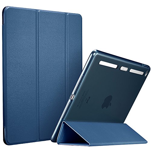 iPad mini 4 Case, ESR [Corner/Bumper Protection] Smart Cover Case with Soft TPU Bumper and Auto Wake/Sleep Function for iPad mini 4 2015 Version (Ming Blue)