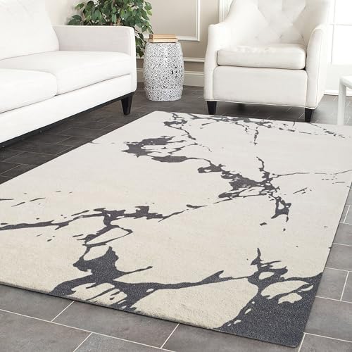 Image of Soft Pure Woolen Modern Collection Tufted Carpet for Living Room,Bedroom'Kitchen and Hall (10 X 13) Feet