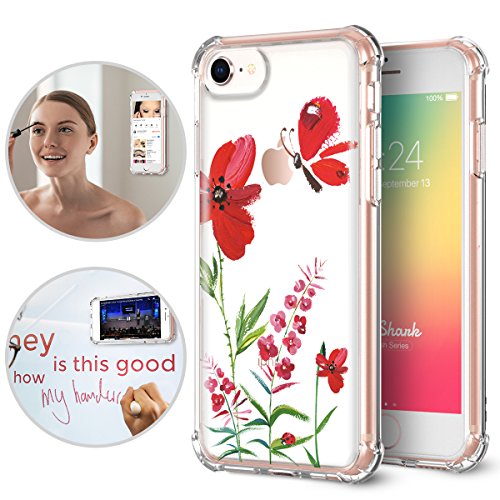 iPhone 6/6S/7/8 Case, TiTiShark Premium Anti Gravity Protective Case [Hands-Free Case], Butterfly Design