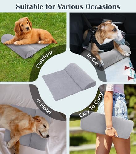 CuieTuee Travesseiro calmante para cães e gatos, para dormir com cães e gatos, almofada de pescoço p