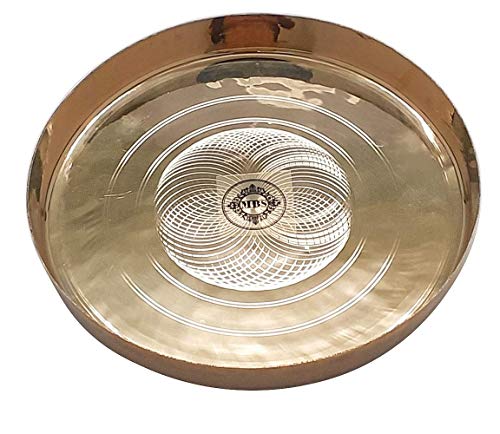 14% OFF on MBS Kansa(Bronze) Thali/Plate, 1 Piece, Gold 14% OFF on MBS Kansa(Bronze) Thali/Plate, 1 Piece, Gold