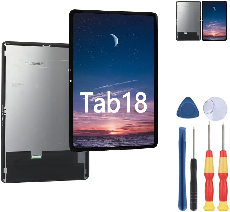 New Display Touch Screen for Blackview Tab 18 LCD Display Replace Parts with Tools.