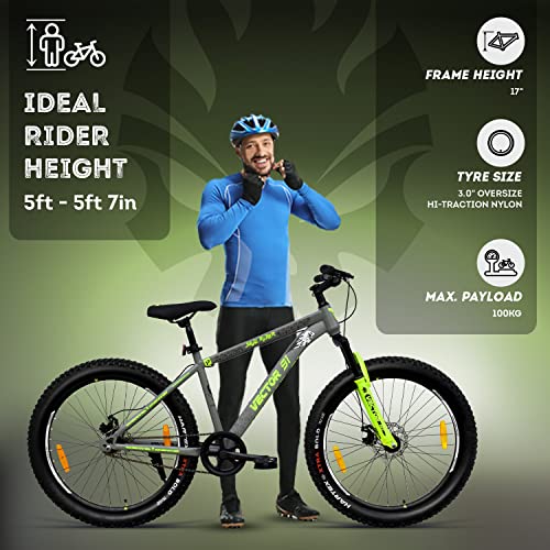 Image of Vector 91 Skullrider 26T Single Speed Hybrid Bike (Ideal for: 12+ Years, Brake: Disc)