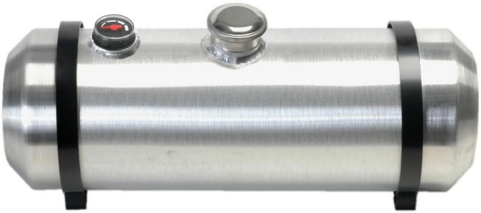 8 Inches X 33 Spun Aluminum Gas Tank 7 Gallons With Sight Gauge For Dune Buggy, Sandrail, Hot Rod, Rat Rod, Trike 3/8 NPT Outlet