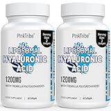 Liposomal Hyaluronic Acid Supplement - 1200mg Per Serving, High-Potency Hyaluronic Acid Capsules, Skin & Joints, 60 Softgels (Pack of 2)