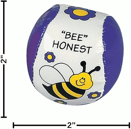 Miniatura 2 de Fun Express Bee Your Best Kick Balls - 12 piezas - Actividades educativas y de aprendizaje para niños