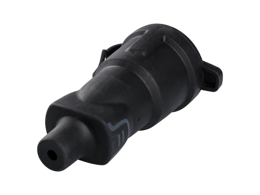 Legrand 50445 - Spina di gomma 2P+T 16A/250V IP44 nera