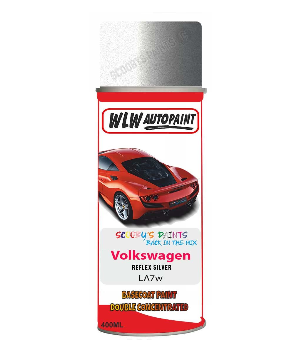 SCOOBYS PAINTS BACK IN THE MIX Basecoat Aerosol Spray Paint For Volkswagen Passat Limo Reflex Silver 2000-2019 Code La7W