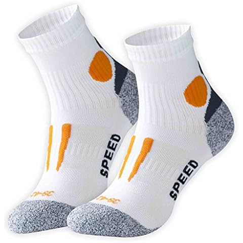 2 Pair Original VCA® Performance Quarter - Running socks"SPEED" Special Padded protection points, UNISEX Cover