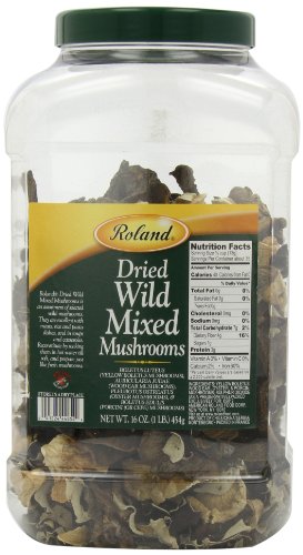 Roland Dried Mushrooms, Mixed Wild, 16 Ounce