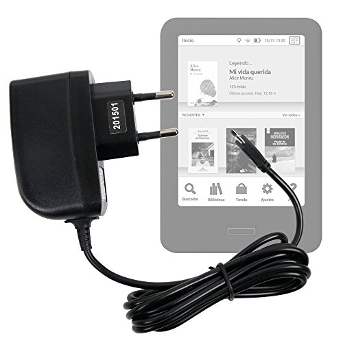 DURAGADGET Cargador (2 Amperios) para Libro electrónico BQ Cervantes 3 (Novedad 2016) - 6