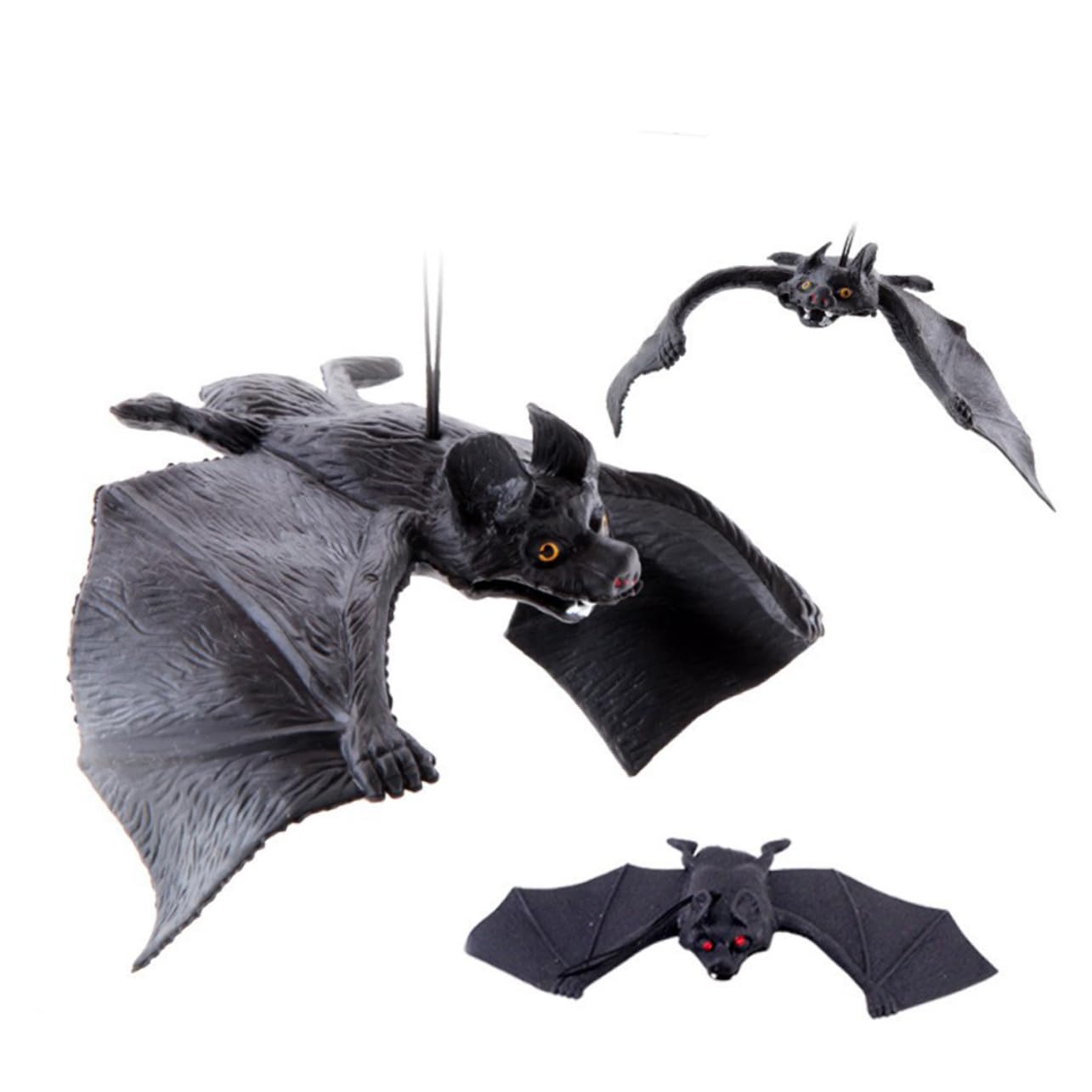 Amazon.co.jp: NUOBESTY 4個 ハロウィンバットおもちゃ